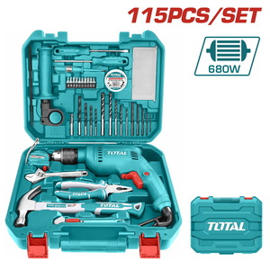 TOTAL 115 Pcs tools set (ΤΗΚΤΗΡ1152)