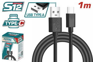 TOTAL USB type-A to type-C cable 1m (TIUCC01)